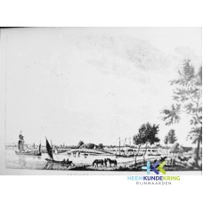 Pannerden Gezicht op het Pannerdensche Kanaal 1744 (51)